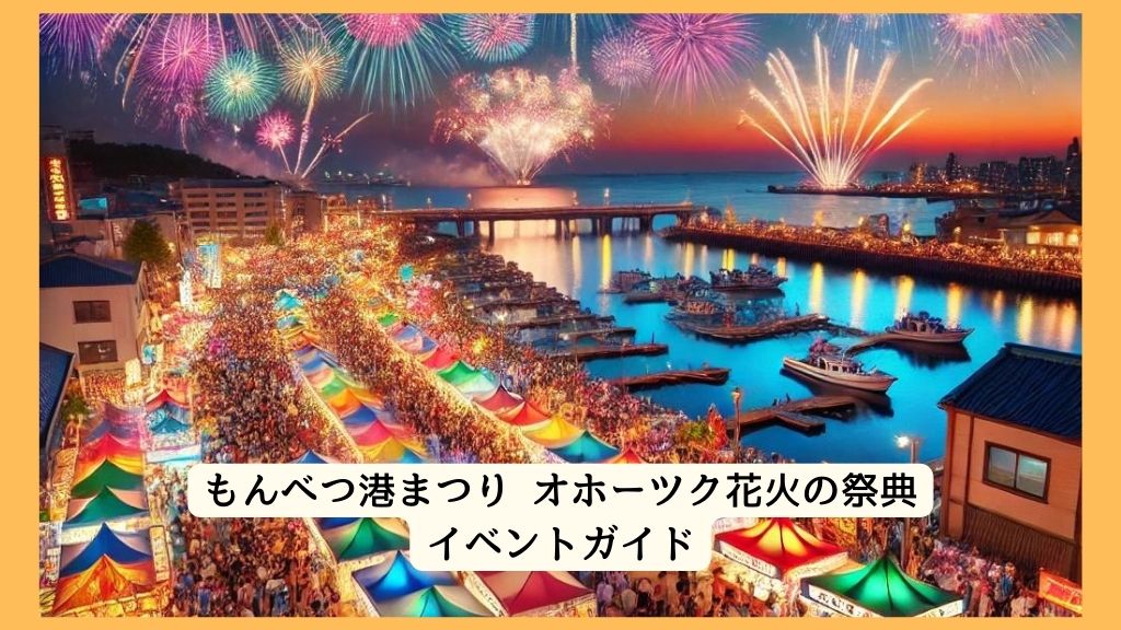 もんべつ港まつり オホーツク花火の祭典2024年はいつ開催？屋台/アクセス/打ち上げ数/有料観覧席ガイド