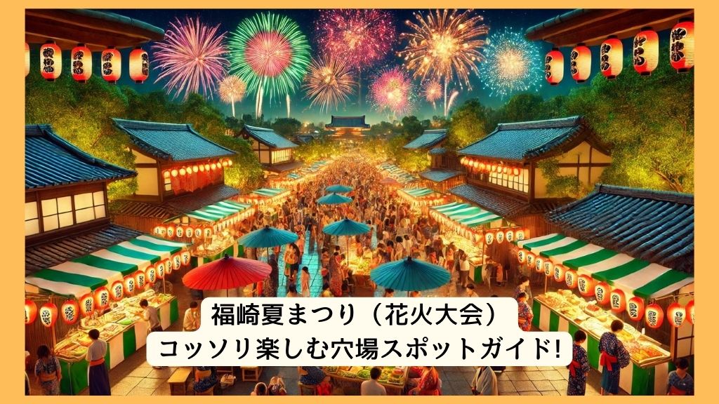 福崎夏まつり（花火大会） 2024年をコッソリ楽しむ穴場スポットガイド!交通規制・渋滞・駐車場対策も！