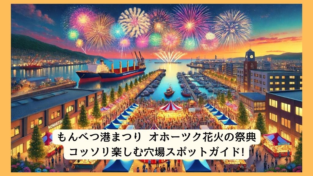 もんべつ港まつり オホーツク花火の祭典 2024年をコッソリ楽しむ穴場スポットガイド!交通規制・渋滞・駐車場対策も！