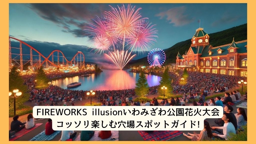 FIREWORKS illusionいわみざわ公園花火大会 2024年をコッソリ楽しむ穴場スポットガイド!交通規制・渋滞・駐車場対策も！