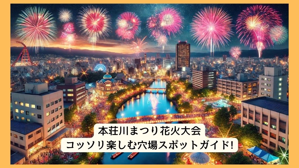 本荘川まつり花火大会 2024年をコッソリ楽しむ穴場スポットガイド!交通規制・渋滞・駐車場対策も！