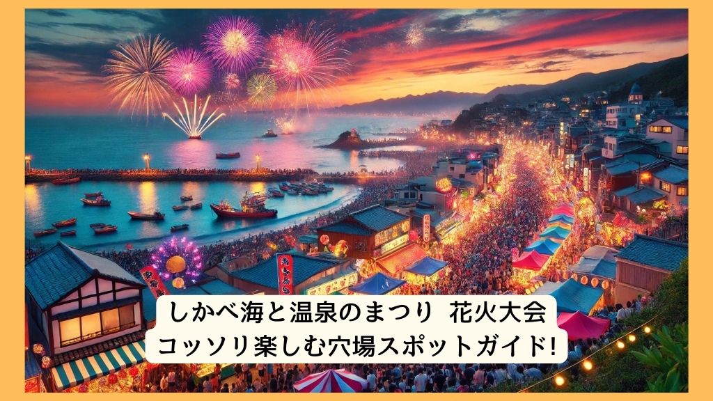 しかべ海と温泉のまつり（花火大会） 2024年をコッソリ楽しむ穴場スポットガイド!交通規制・渋滞・駐車場対策も！