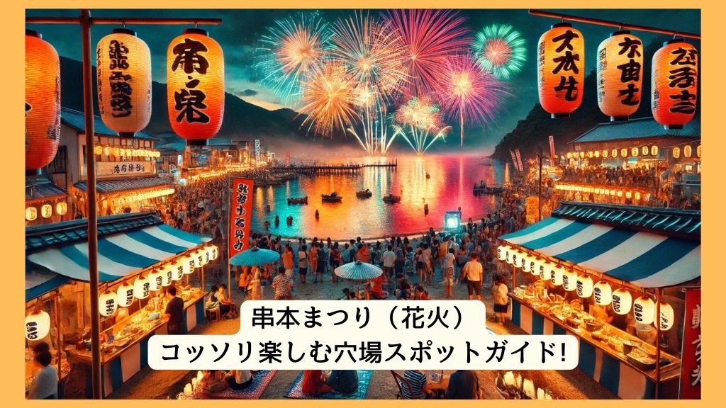 串本まつり（花火） 2024年をコッソリ楽しむ穴場スポットガイド!交通規制・渋滞・駐車場対策も！