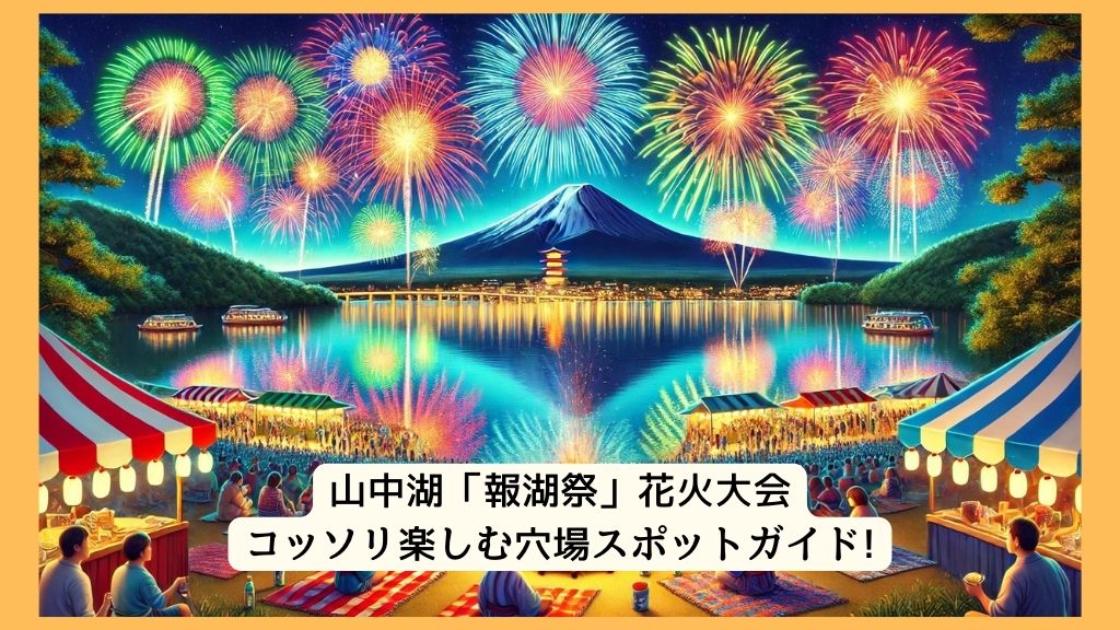 山中湖「報湖祭」花火大会 2024年をコッソリ楽しむ穴場スポットガイド!交通規制・渋滞・駐車場対策も！