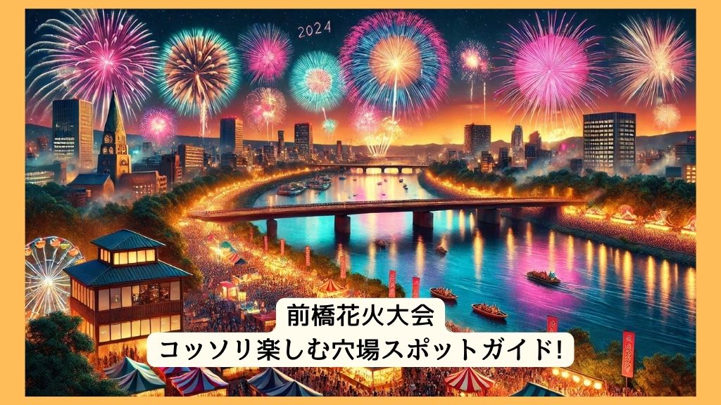 前橋花火大会 2024年をコッソリ楽しむ穴場スポットガイド!交通規制・渋滞・駐車場対策も！