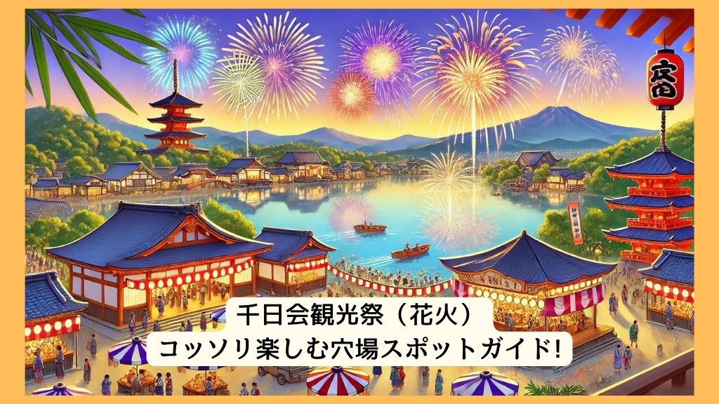 千日会観光祭（花火） 2024年をコッソリ楽しむ穴場スポットガイド!交通規制・渋滞・駐車場対策も！