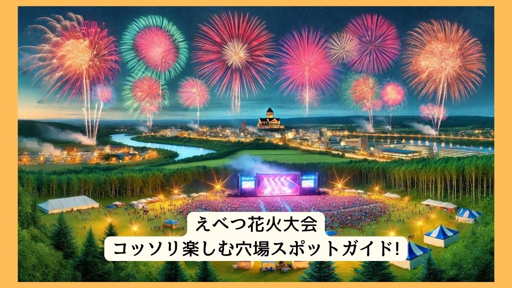 えべつ花火大会 2024年をコッソリ楽しむ穴場スポットガイド!交通規制・渋滞・駐車場対策も！