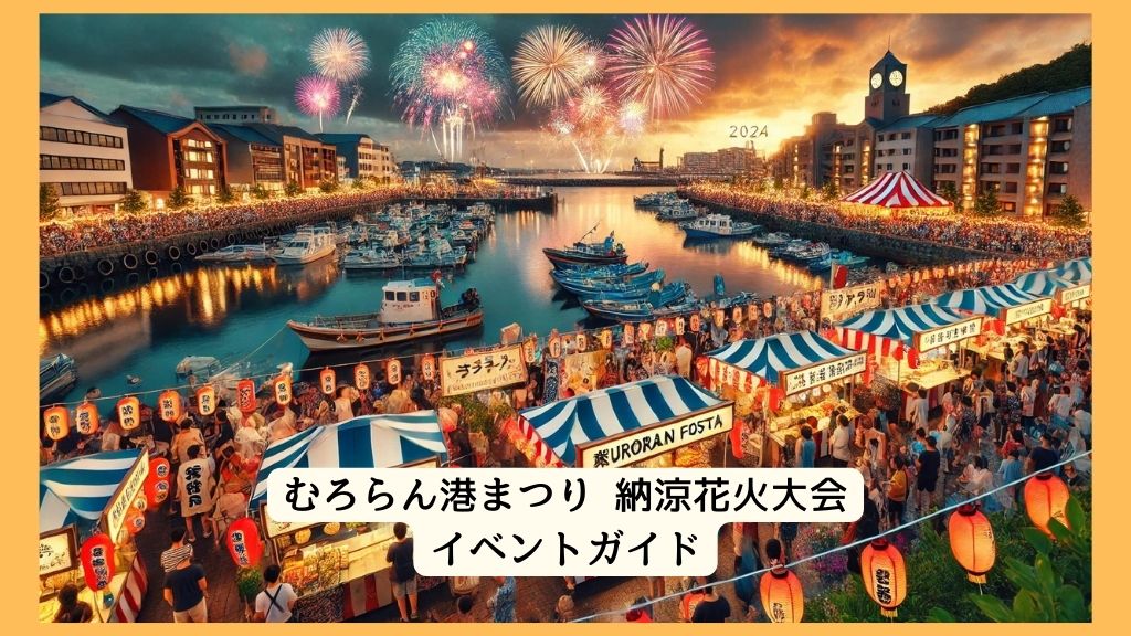 むろらん港まつり 納涼花火大会2024年はいつ開催？屋台/アクセス/打ち上げ数/有料観覧席ガイド