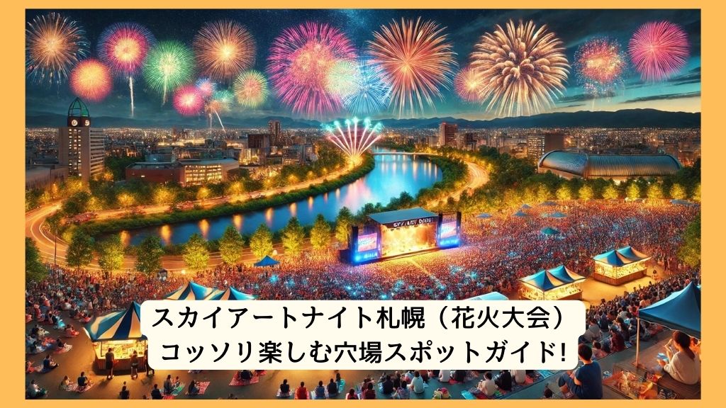 スカイアートナイト札幌（花火大会） 2024年をコッソリ楽しむ穴場スポットガイド!交通規制・渋滞・駐車場対策も！