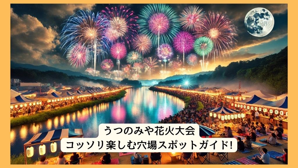 うつのみや花火大会 2024年をコッソリ楽しむ穴場スポットガイド!交通規制・渋滞・駐車場対策も！