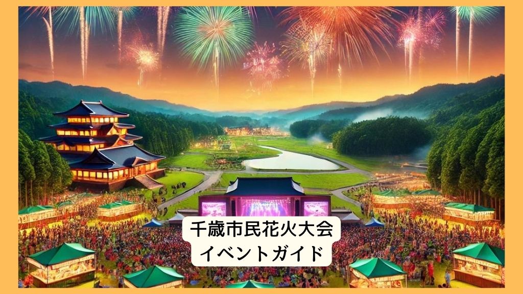 千歳市民花火大会2024年はいつ開催？屋台/アクセス/打ち上げ数/有料観覧席ガイド