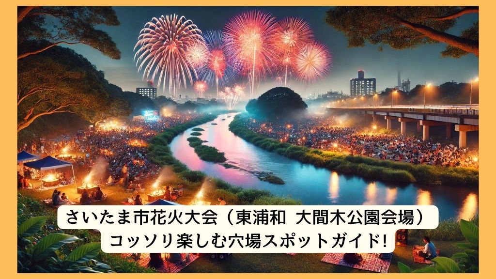 さいたま市花火大会（東浦和 大間木公園会場） 2024年をコッソリ楽しむ穴場スポットガイド!交通規制・渋滞・駐車場対策も！