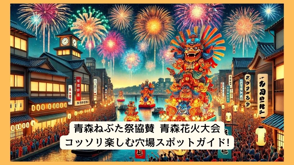 青森ねぶた祭（青森花火大会） 2024年をコッソリ楽しむ穴場スポットガイド!交通規制・渋滞・駐車場対策も！