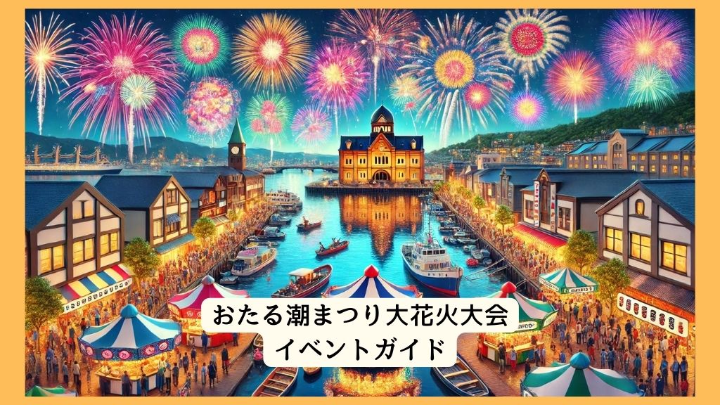 おたる潮まつり大花火大会2024年はいつ開催？屋台/アクセス/打ち上げ数/有料観覧席ガイド