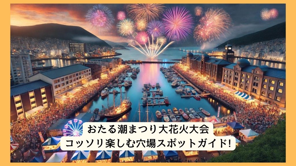 おたる潮まつり大花火大会 2024年をコッソリ楽しむ穴場スポットガイド!交通規制・渋滞・駐車場対策も！