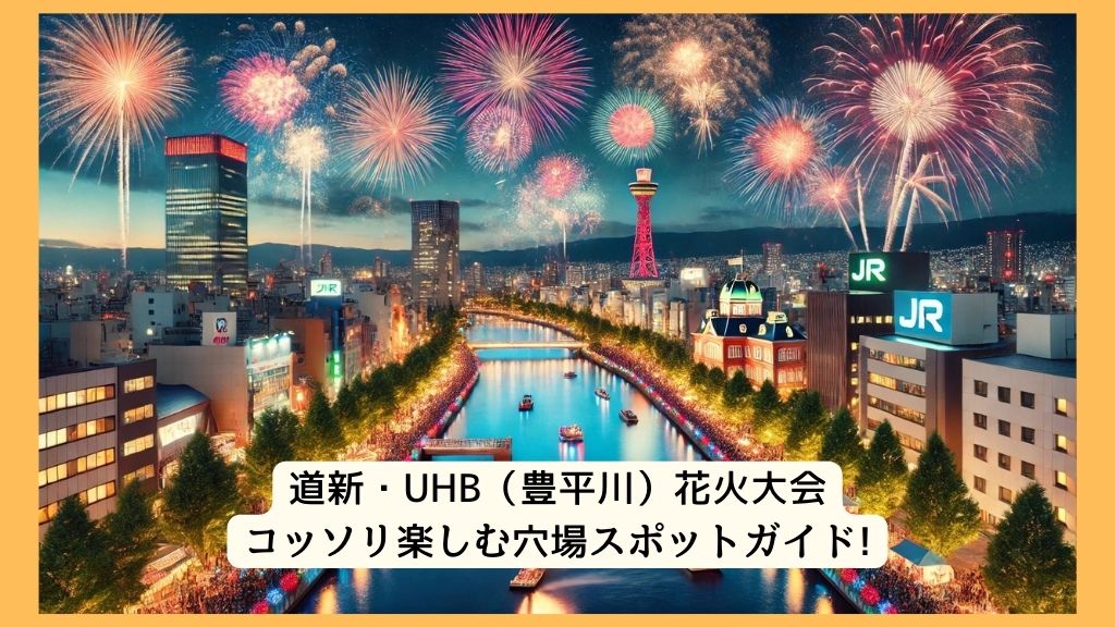 道新・UHB（富平川）花火大会 2024年をコッソリ楽しむ穴場スポットガイド!交通規制・渋滞・駐車場対策も！