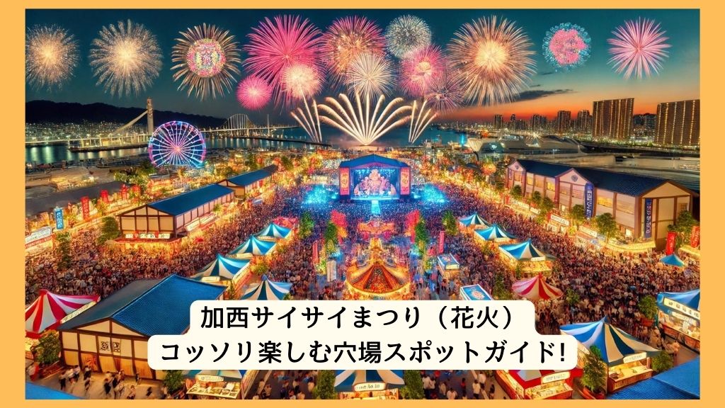 加西サイサイまつり（花火） 2024年をコッソリ楽しむ穴場スポットガイド!交通規制・渋滞・駐車場対策も！