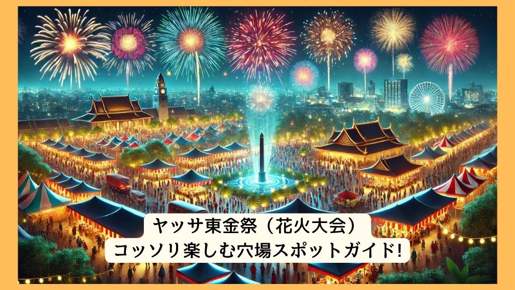 ヤッサ東金祭（花火大会） 2024年をコッソリ楽しむ穴場スポットガイド!交通規制・渋滞・駐車場対策も！