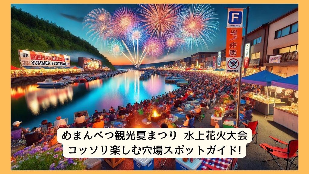 めまんべつ観光夏まつり（水上花火大会） 2024年をコッソリ楽しむ穴場スポットガイド!交通規制・渋滞・駐車場対策も！