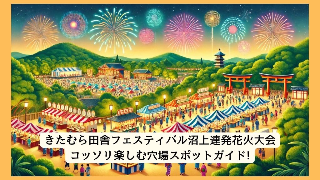 きたむら田舎フェスティバル（沼上連発花火大会） 2024年をコッソリ楽しむ穴場スポットガイド!交通規制・渋滞・駐車場対策も！