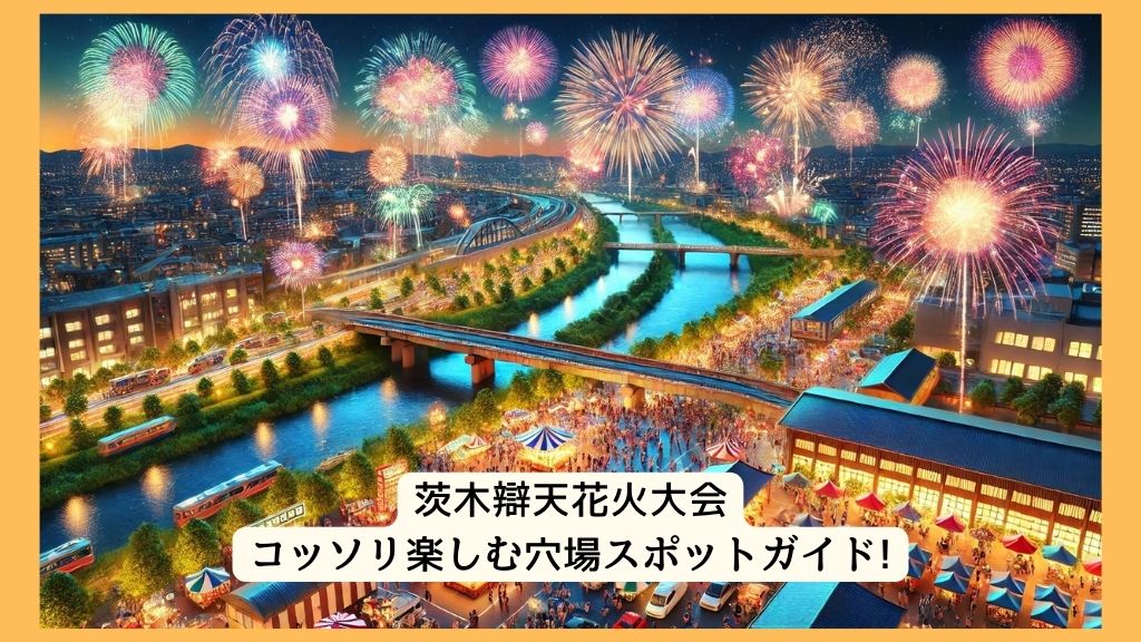 茨木辯天花火大会 2024年をコッソリ楽しむ穴場スポットガイド!交通規制・渋滞・駐車場対策も！