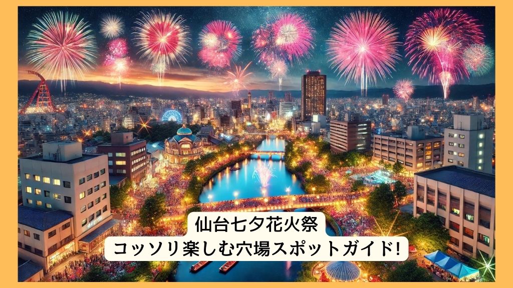 仙台七夕花火祭 2024年をコッソリ楽しむ穴場スポットガイド!交通規制・渋滞・駐車場対策も！