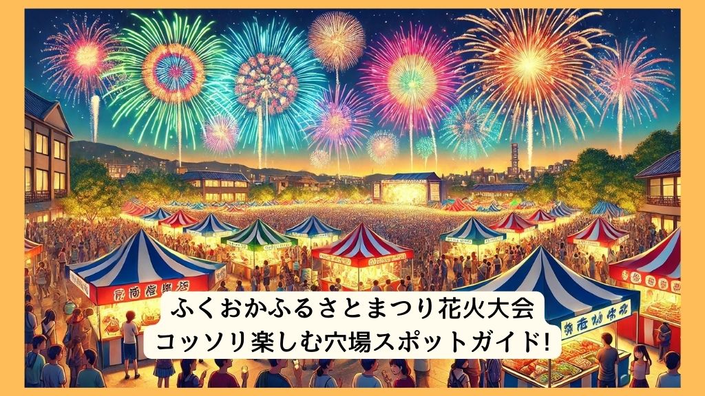 ふくおかふるさとまつり花火大会 2024年をコッソリ楽しむ穴場スポットガイド!交通規制・渋滞・駐車場対策も！