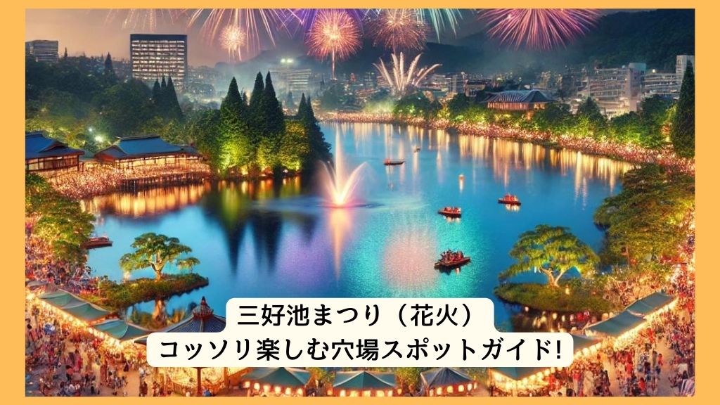 三好池まつり（花火） 2024年をコッソリ楽しむ穴場スポットガイド!交通規制・渋滞・駐車場対策も！