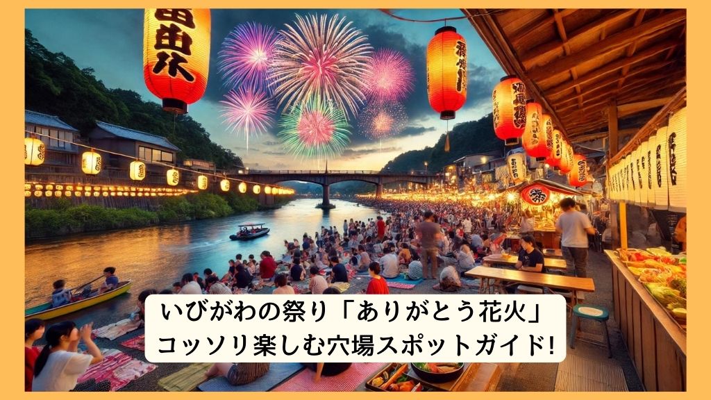 いびがわの祭り「ありがとう花火」 2024年をコッソリ楽しむ穴場スポットガイド!交通規制・渋滞・駐車場対策も！