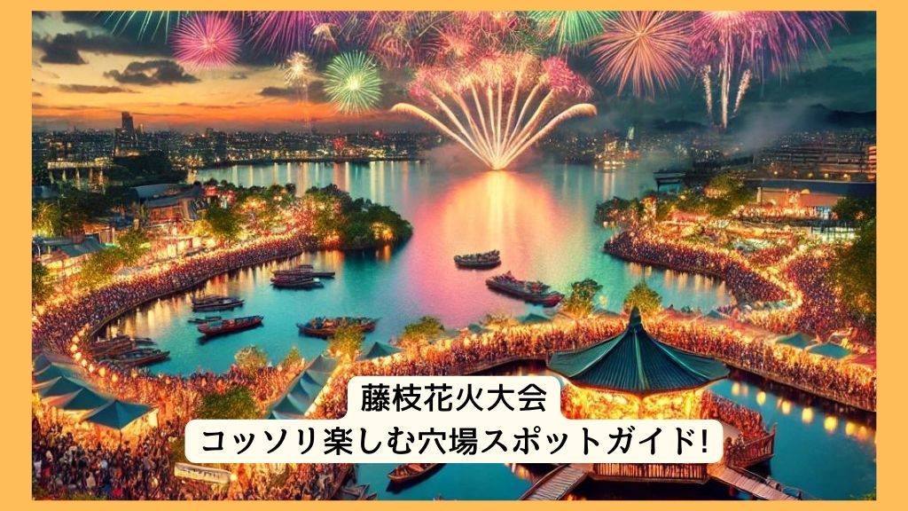 藤枝花火大会 2024年をコッソリ楽しむ穴場スポットガイド!交通規制・渋滞・駐車場対策も！