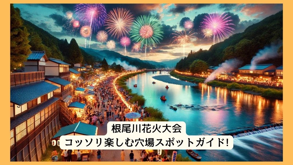 根尾川花火大会 2024年をコッソリ楽しむ穴場スポットガイド!交通規制・渋滞・駐車場対策も！