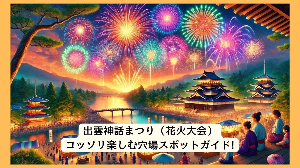 出雲神話まつり（花火大会） 2024年をコッソリ楽しむ穴場スポットガイド!交通規制・渋滞・駐車場対策も！